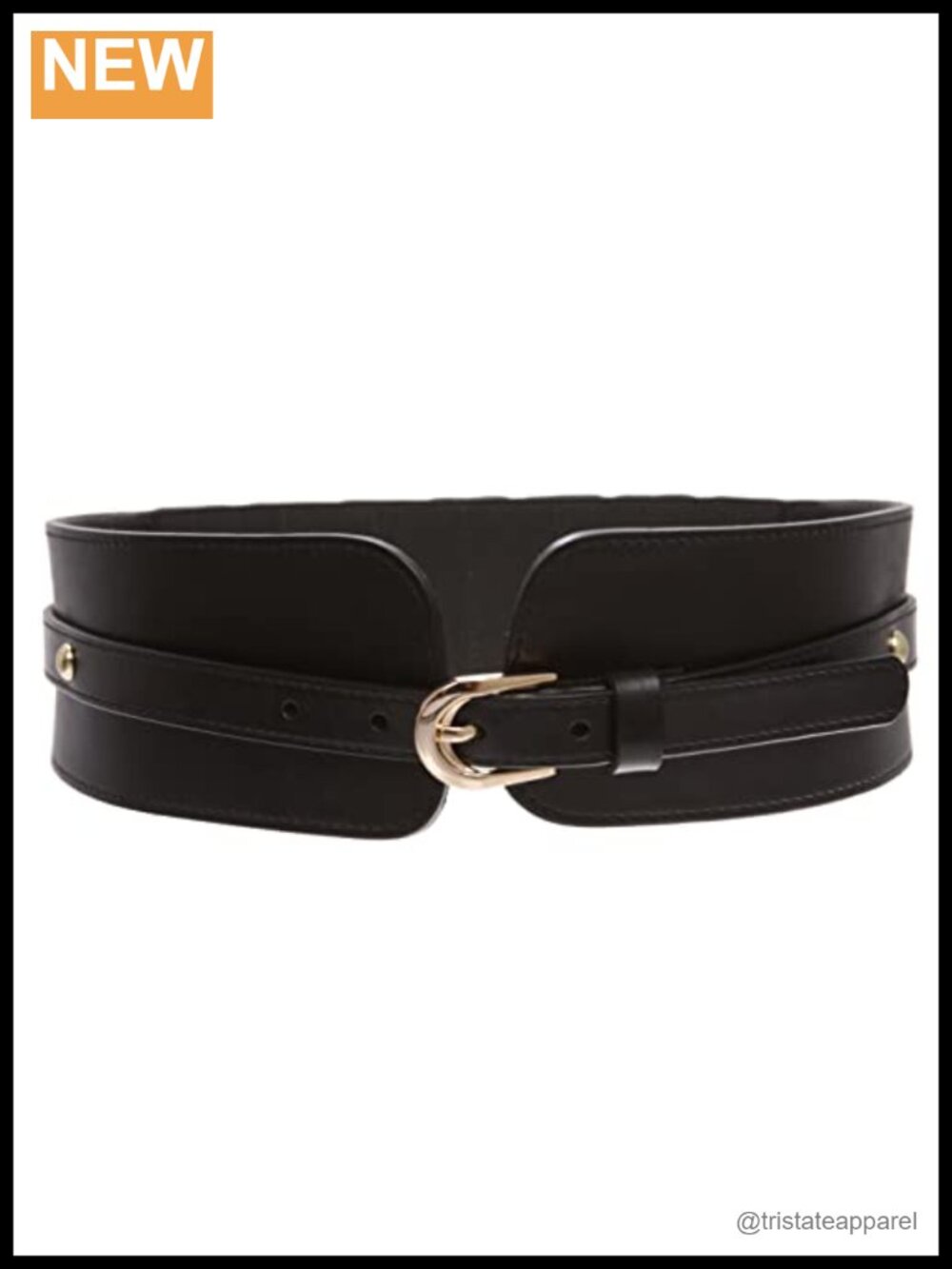 Women's Wide Boho Disc Stretch Leather Belt